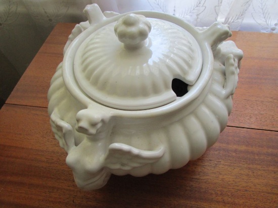 Ceramic Italian Lidded Sauce Dish