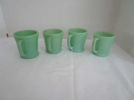 Set - 4 Vintage Jadeite Mugs