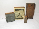 Lot - Vintage Printers Blocks