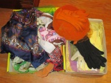 Lot - Misc. Ladies Hat, Scarves & Gloves