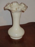 Fenton Silvercrest Milk Glass Vase