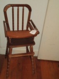 Wooden High Chair for Doll