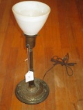 Vintage Lamp w/ Milk Glass Globe