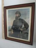 Framed Civil War Solider Print