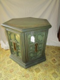 Six Sided Mediterranean Style End Table