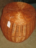 Woven Basket w/ Lid