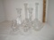 Lot - Misc. Glassware - Candle Sticks & other