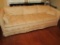 Mid Century Mod Sofa - Ivory Upholstery