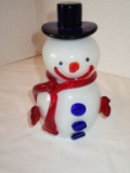 Art Glass Snowman