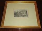 Framed Engraving 