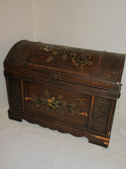 Small Decorative Trunk  - Hand Painted