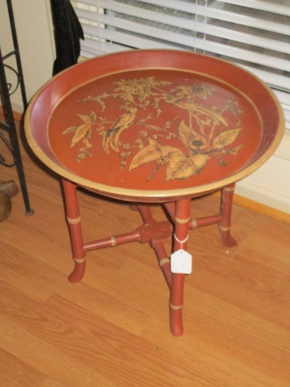 Wooden Painted Tray Table