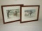 Pair of Framed Prints by T. Graham