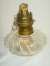 Early Glass Base Kerosene Lamp