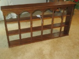 Mahogany Plate Rack