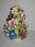 Capodimonte Style Floral Figurine