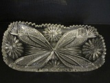 American Cut Glass Dish