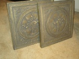 Pair of Cast Resin Wall Plaques