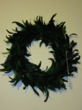 Green Feather Wreath