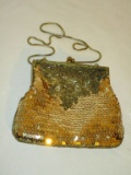 Vintage Sequin & Glass Bead Evening Bag