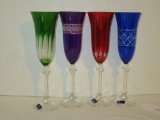 Set of 4 Champagne Flutes