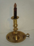 Brass Finger Hold Candlestick