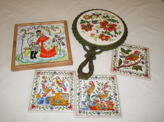 Lot - Assorted Tile Items