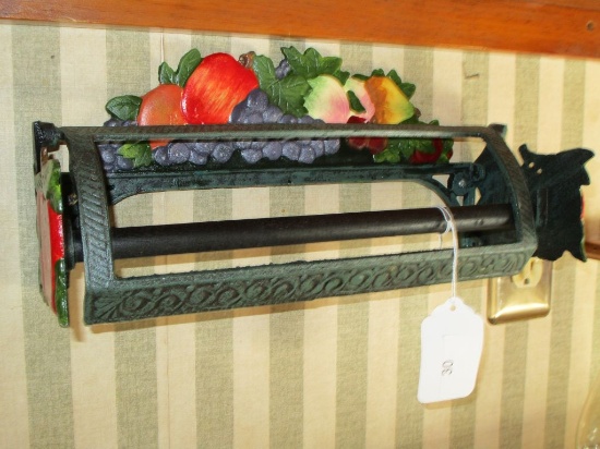 Cast Iron Wall Hung Paper Towel Holder