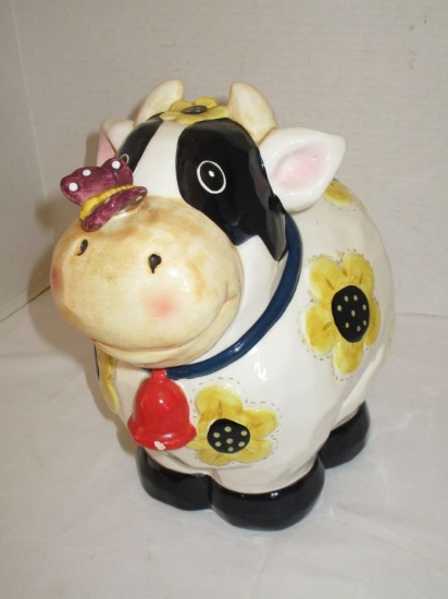 Ceramic Cow Cookie Jar, Made by BICO, China