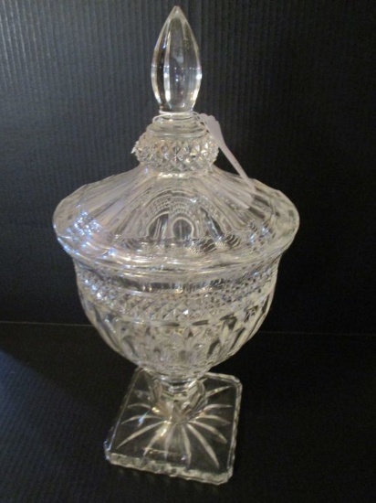 Lead Crystal Footed Candy Dish