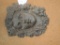 Cast Iron Woman's Face Wall Placque