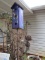 Double Bird House on Metal Stand