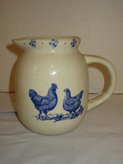 Stoneware Creamer by Emporium of Maine "Country Morning" Pattern