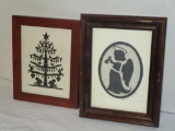 Pair - Framed Silhouettes