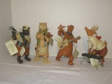 Lot - Resin Animal Band Figurines