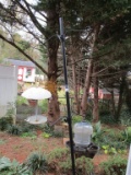Garden Pole w/ 4 Arms - 2 Bird Feeders Included
