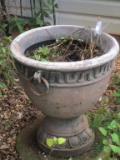 Resin Footed Planter