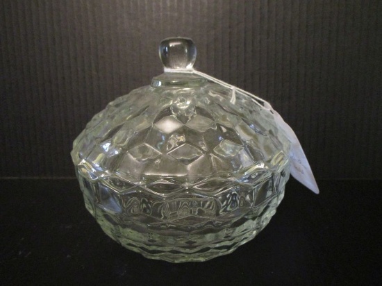 Glass Candy Dish w/ Lid