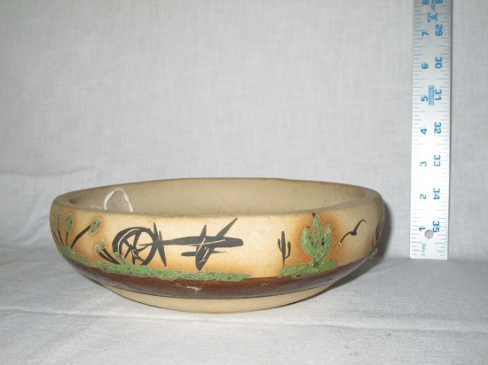 Southwestern Design Pottery Bowl