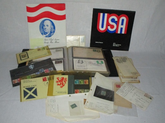 Lot - Misc. Postage Stamps, 1972 US Mini Album Confederate States 5 cents,