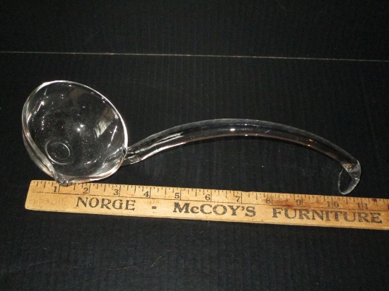 Glass Punch Ladle w/ Applied Handle