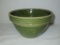 Western Stoneware Mixing Bowl w/ Green Glaze