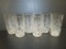 Lot - 6 Lead Crystal Water Glasses