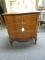 French Provincial Style Maple 3 Drawer Nightstand
