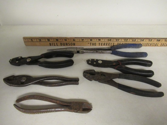 Assorted Pliers, Craftsman & Other