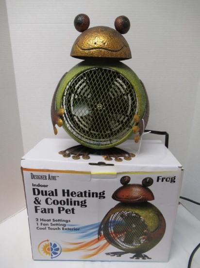 Check this cute thing out! Frog Heater/Fan