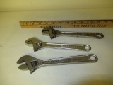 3 Adjustable Wrenches - 8