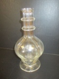 Hand Blown Bohemian Crystal 4 Chamber Decanter - Made in Czechoslovakia