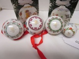 Lot - Hutschenreuther Porcelain Christmas Ornaments - Limited to The Year