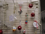 Lot - Misc. Christmas Ornaments - Glass Icicles, Resin Minnie Mouse, Glass Santa, etc.